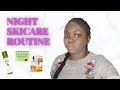 Night skincare routine for acne  unsponsored