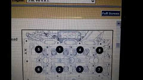 Jeep 2011 3.6L pentastar cylinder head bolts tightening sequences