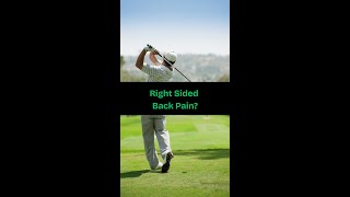 Reverse spine angle is a major culprit for low back pain in golfers #shorts