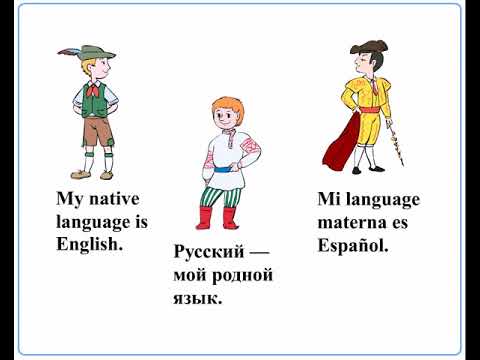 Наша речь. Родной язык 1 класс