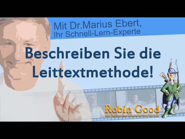 beschreiben sie die leittextmethode youtube