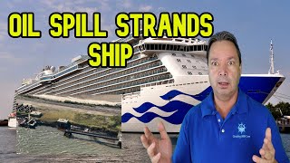видео: Место разлива нефти на круизном судне, новости круизов картинка: Место разлива нефти на круизном судне, новости круизов