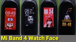 Mi Band 4 Custom Watch Face screenshot 1