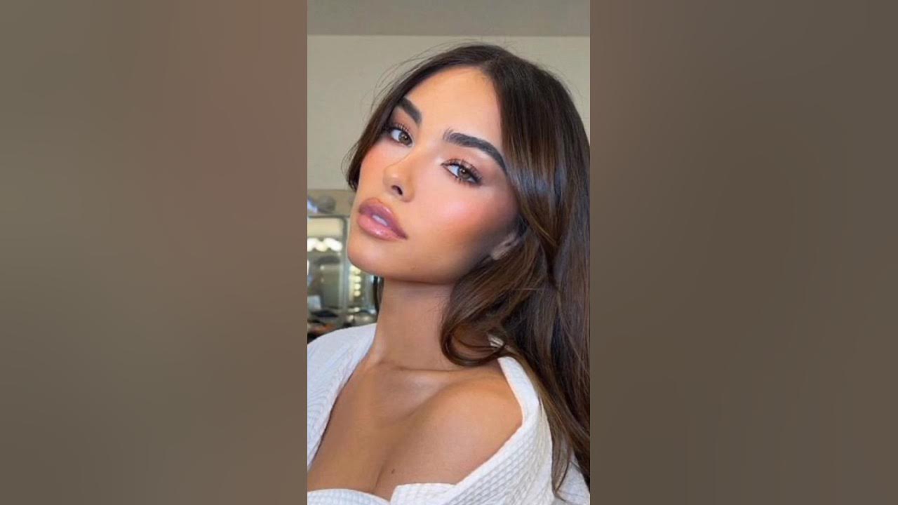 Madison Beer makeup tutorial#makeuptutorial #viralmakeup #glowymakeup # ...