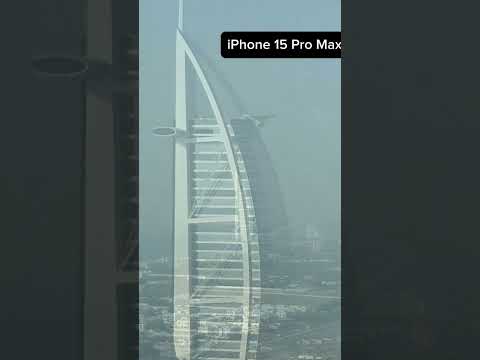 iPhone 15 Pro Max Camera Zoom Check | #shorts #iphone #iphone15 #burjalarab #dubai