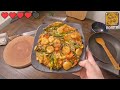 PaJeon (Green Onion Pancakes) | 해물 파전 | Cooking RPG