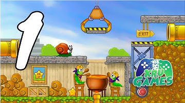 Snail Bob 1: Arcade Adventure In The Puzzle World Gameplay #1 All Levels (Android, IOS)