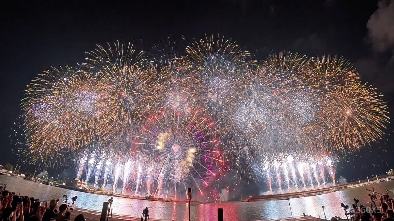 2025 東石海之夏煙火秀｜嘉義東石漁人碼頭海上煙火 『Insta360 X5』