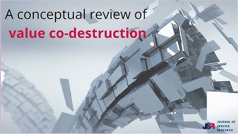 A conceptual review of value co destruction
