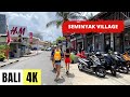 Bali indonesia  4k seminyak village  walking tour