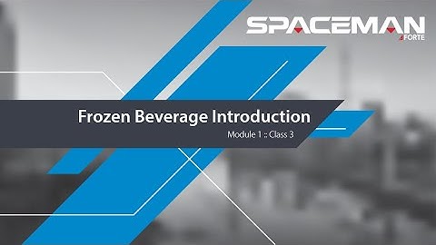 Spaceman Frozen Beverage Introduction