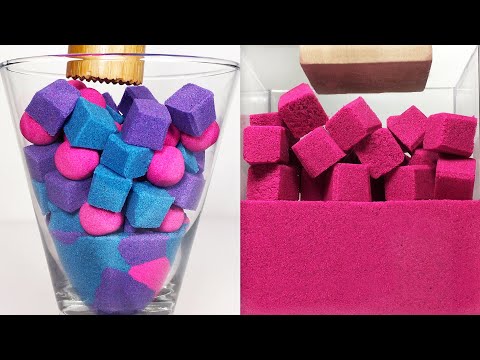 Very Satisfying and Relaxing Compilation 159 Kinetic Sand ASMR