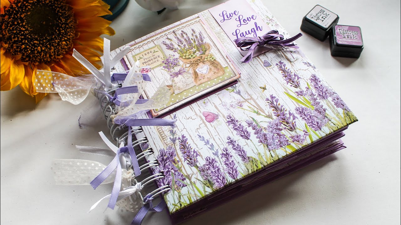 Scrapbooking mini album | provence | stamperia
