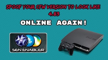 Spoof Your PS3 Firmware Version To 4 83 With SEN Enabler