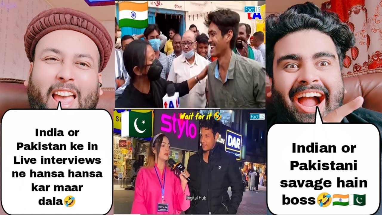 India And Pakistan Funny Live Interviews India And Pak Interviews