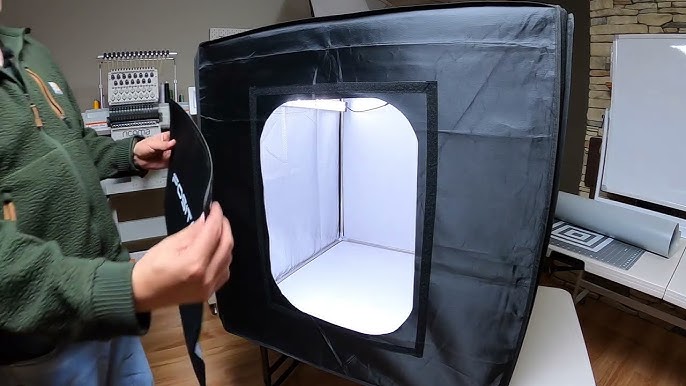 24 x 24 Large Photography Light Box with 2 Removable Light Strips – DUCLUS