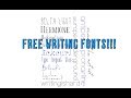 Free writing fonts using your Cricut and design space tips tricks and hacks