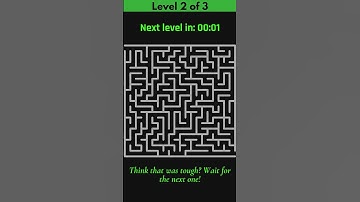 Can You Solve These Maze Puzzles? 🧩 3 Levels in 24 Seconds!