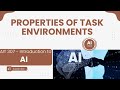 AIT 307 | 1.9 Properties of AI Environments | Types & Examples | Learning with AI KTU
