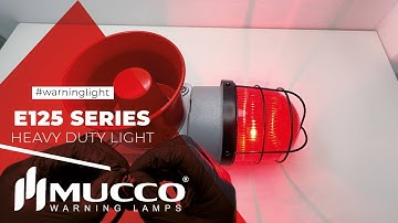 E125 Series Heavy Duty Warning Light | Industrial Sounder Beacons |  Alarm Sounder | Sounder Beacon