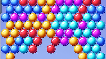 BUBBLE SHOOTER NEW GAMEPLAY LEVEL 224 😳 / BUBBLE SHOOTER ANDROID GAMEPLAY #383