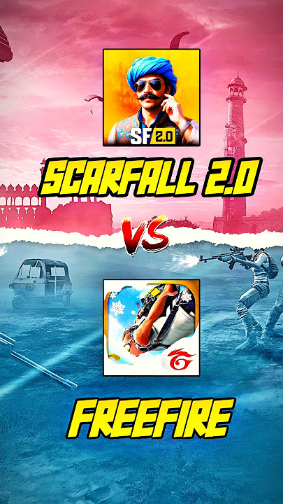 Scarfall 2.0 Vs FreeFire #scarfallgame #freefire