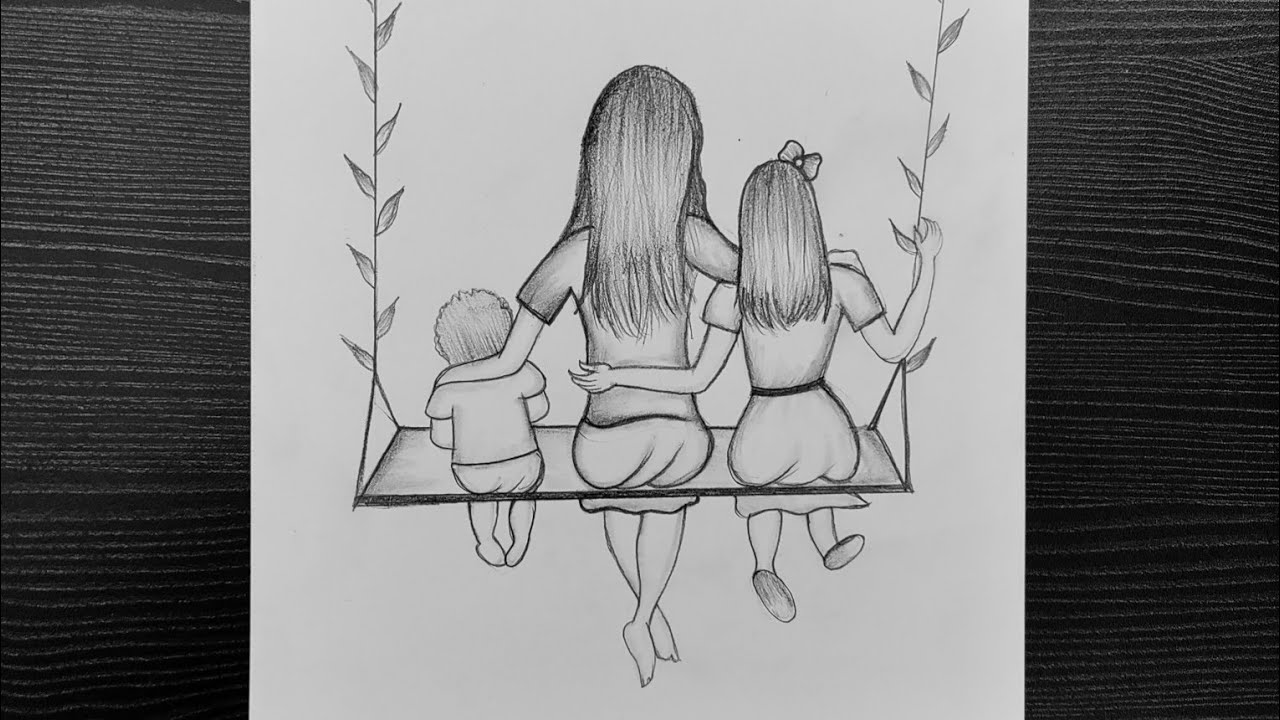 World Parents Day Drawing // Global Parents Day Drawing Easy // International Family Day Drawing