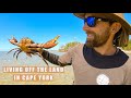 Cape York Tinny Adventure CATCHING GIANT MUD CRABS by hand and fish for the CAMP FIRE COOKUP.