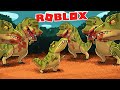 DYNO AND REX Play JURASSIC BLOCKY!