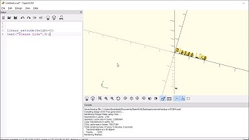 OpenSCAD - Linear Extrude