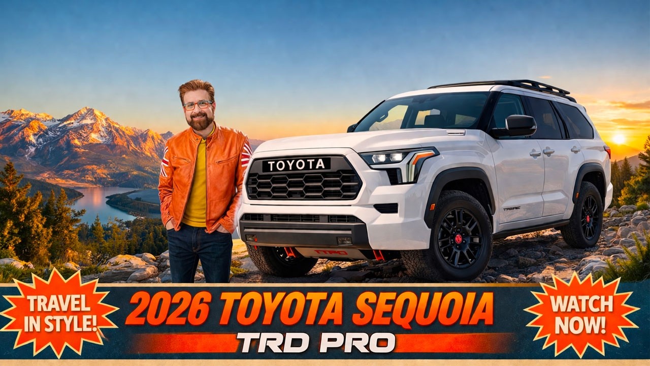 The 2026 Toyota Sequoia TRD Pro isn’t trying to impress you… it’s trying to outlast everything.

This is a full-size SUV built on strength, confidence, and quiet capability—and once you’re behind the wheel, you feel it immediately.

With a hybrid twin-turbo V6 pushing over 430 horsepower, the Sequoia delivers serious power. But what makes it stand out isn’t speed—it’s how effortless and composed everything feels.

In this video, Nik Miles takes a real-world look at:

What it’s actually like to drive a full-size hybrid SUV
Why the Sequoia feels so calm and confident on the road
TRD Pro off-road capability and real-world usability
Ride quality, comfort, and everyday practicality
Whether this is the best full-size SUV for families and adventure

This isn’t about flashy numbers or gimmicks.

It’s about a vehicle you can depend on for years—whether that’s towing, road trips, hauling the family, or heading off the pavement.

👉 The real question:
Is the Sequoia TRD Pro the most complete full-size SUV you can buy right now?

Watch to find out.

📍 Real-world driving impressions
🎥 Hosted by Nik Miles — honest automotive insight with a bit of British wit