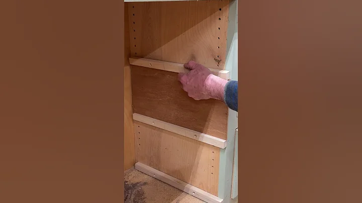 Save Money $$ Make Wooden Drawer Slides # shorts