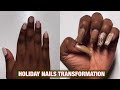 Holiday Nails Transformation #shorts #youtubeshorts #christmasnails | LQLove