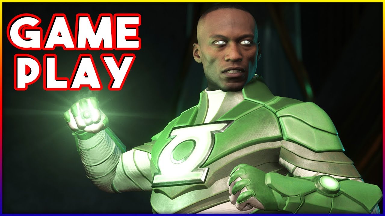 Injustice 2 - Jon Stewart Green Lantern Character Showcase - YouTube