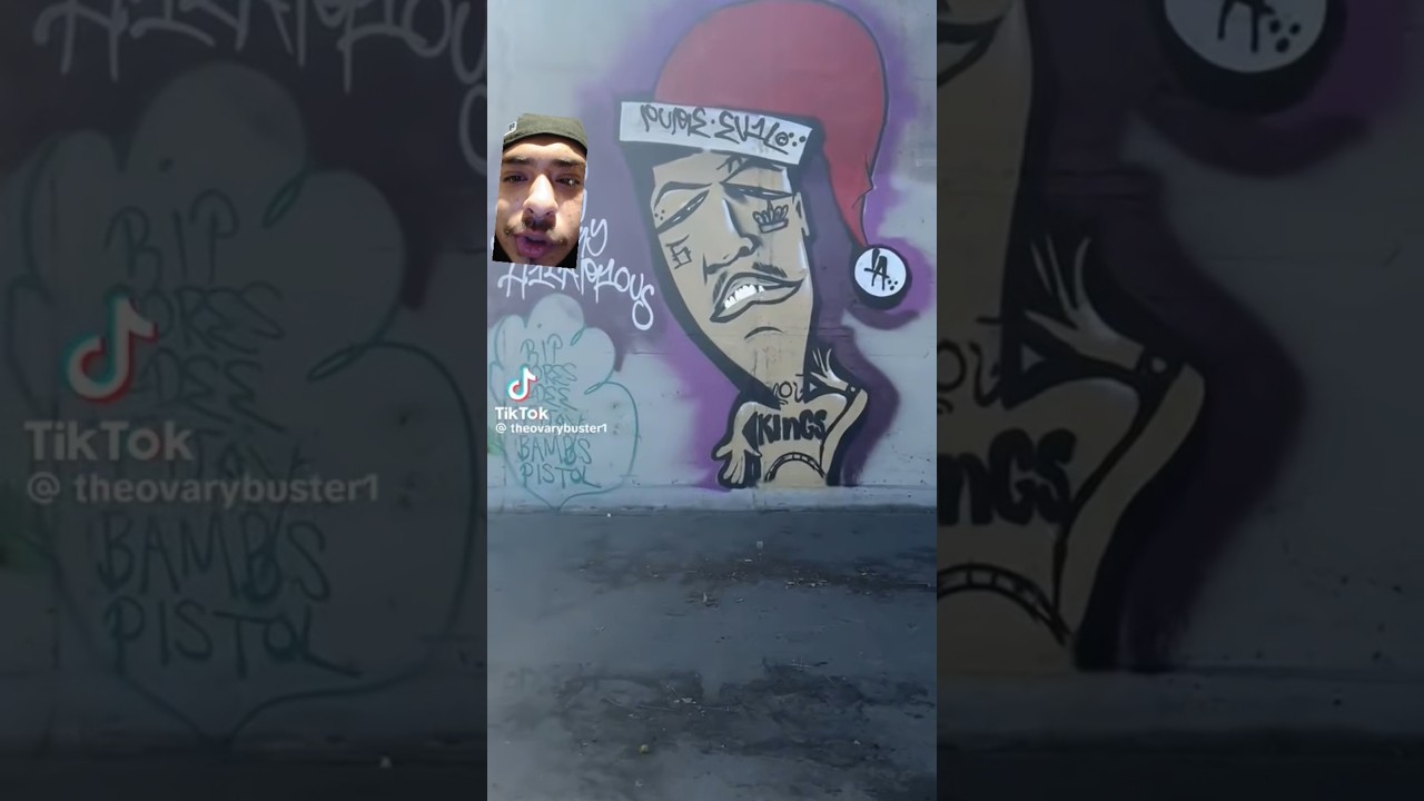 Lefty gunplay graffiti drawing 