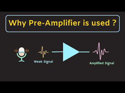 What is Pre-Amplifier ? Why Pre-Amplifier is used in Electronics ? Types of Pre-Amplifiers