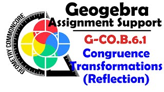 GeoGebra - G-CO.B.6.1 - Identifying a Reflection