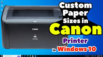How to Create Custom Paper Sizes in Canon Printer on Windows 10 – 3 Easy Methods