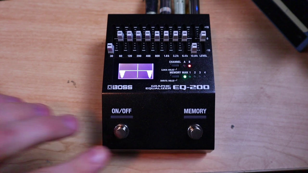 BOSS EQ 200 First Look High Gain