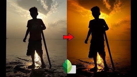 How to edit sunset photo  in Snapseed | sunset color effect | Snapseed tutorial