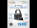 🔐 DEAL OF THE DAY - Fingerprint Lock with Bluetooth #indore #smarthome #lock #technology