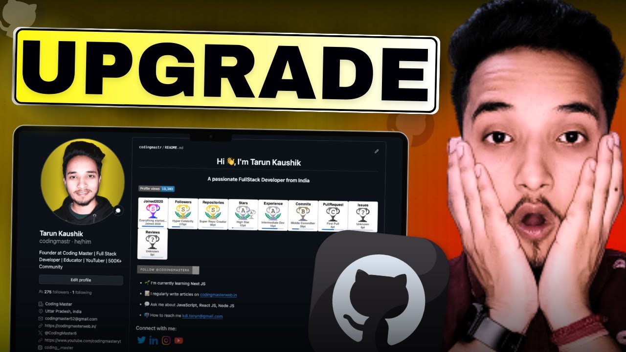 Upgrade Your Github Profile & Get HIRED 🚀 - YouTube