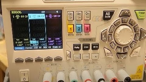 Rigol Power Supply Model DP832A Fixing