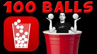 "100 Balls" - BEST HIGH SCORE iPhone Gameplay- (Top App Gameplay) screenshot 4