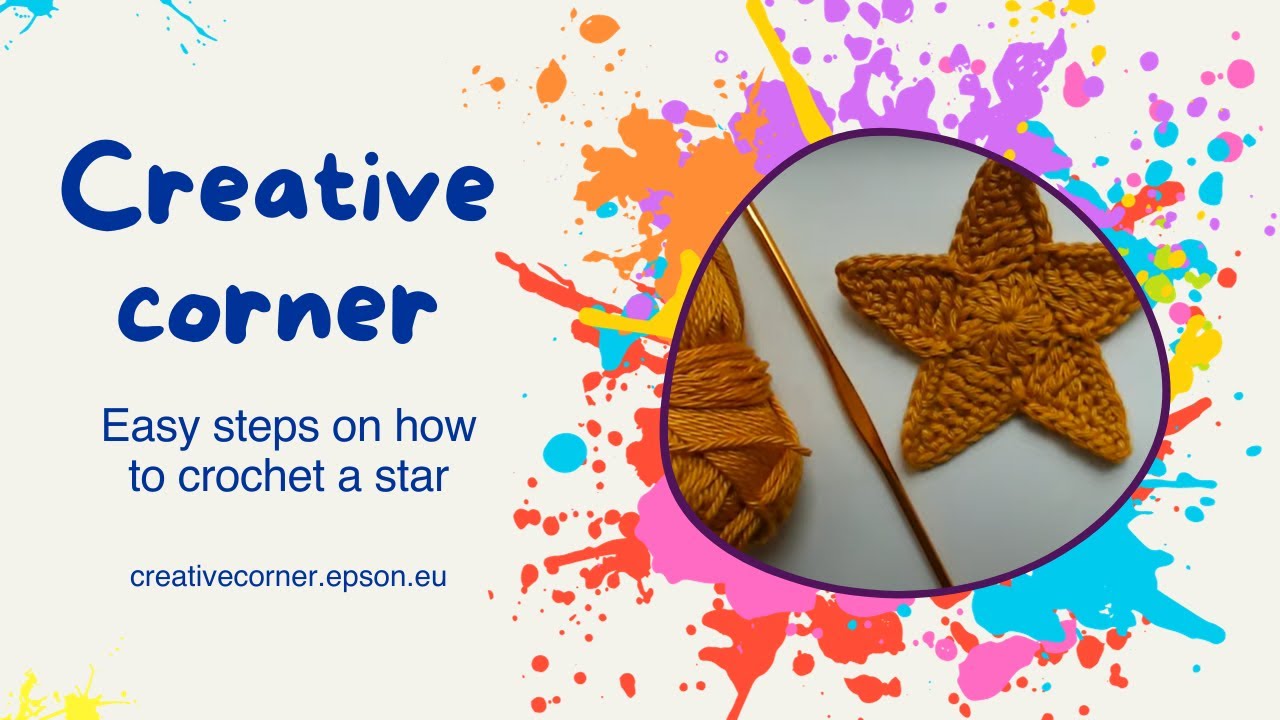 Easy steps on how to crochet a star - YouTube