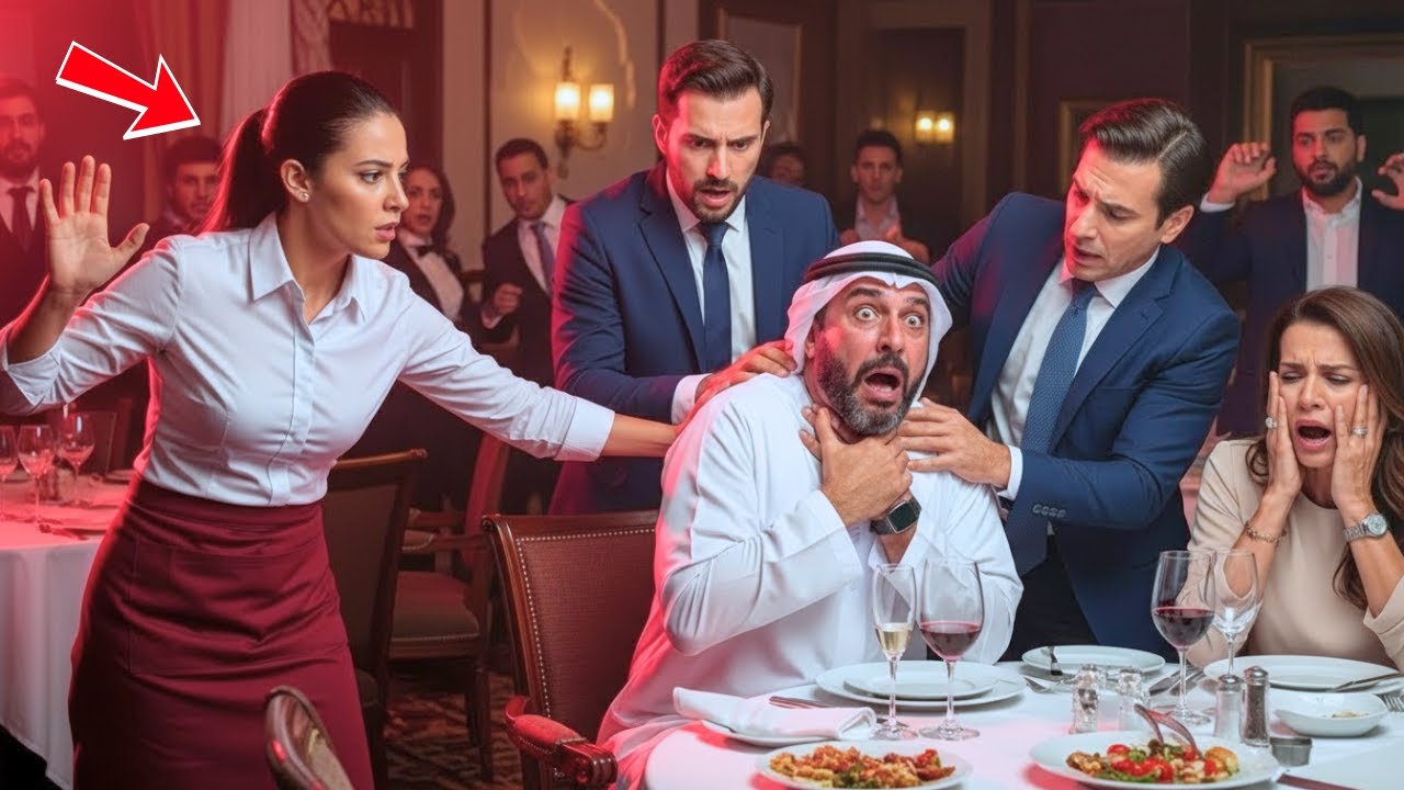 Арабский миллиардер подавился, врач не помог, официантка спасла бедуинским приёмом.