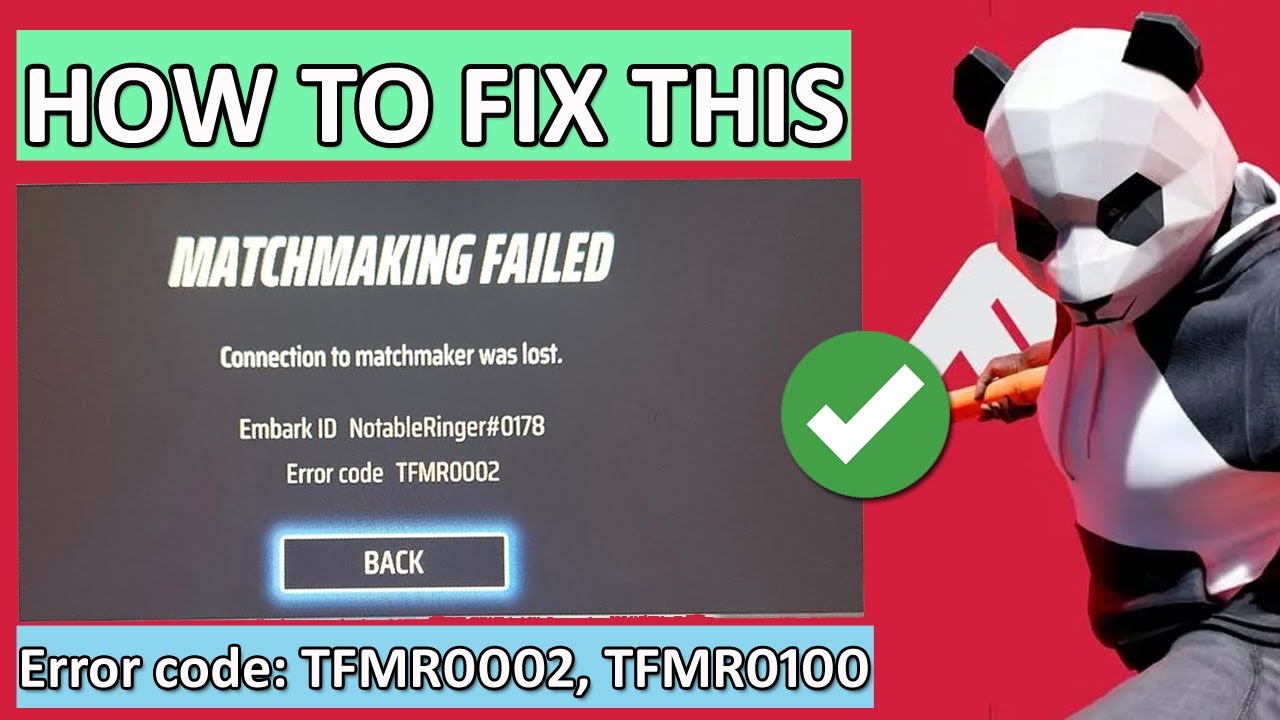 【THEAIRTOWN】meme fail sk★ How To Fix “Matchmaking Failed” in The Finals | Error code