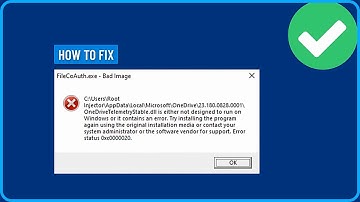 How to Fix Filecoauth.exe Bad Image Error on Windows Error Status 0xc0000020 (2025)