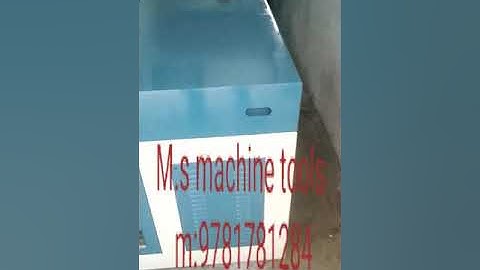 Edge squaring machine hyudrulic