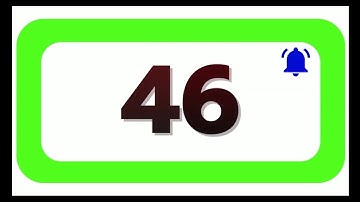 46 Seconds Countdown Timer With Sound Effect COLOR 4K   HD   1080